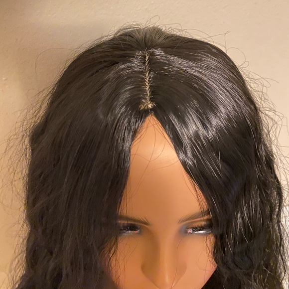black crimp wig - Picture 3 of 6